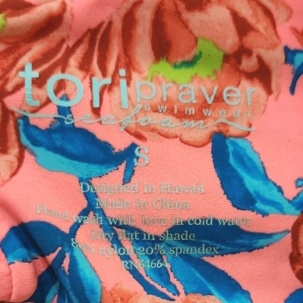 TORI PRAVER FLORAL‎ BIKINI SET S